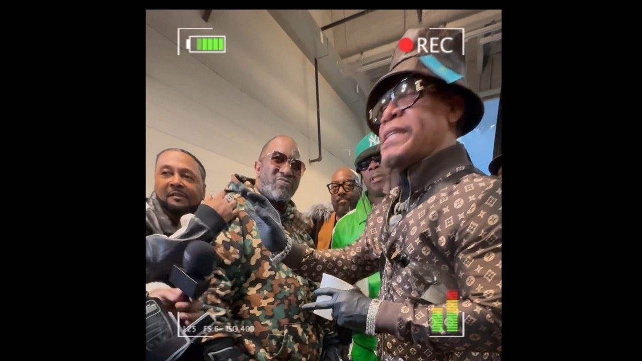 Melle Mel giving props to Kool G Rap!!! #hiphop #koolgrap #mellemel #scorpio #furiousfive #juicecrew