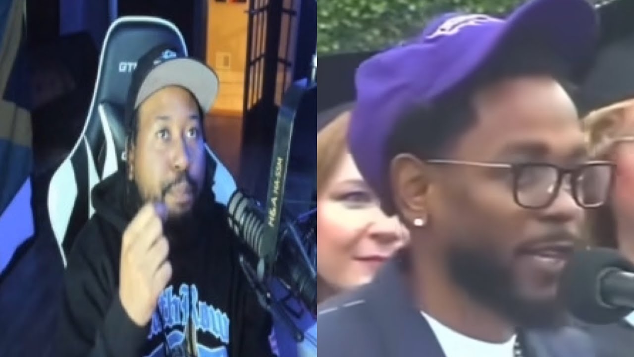 Comptons Akademiks reacts to Kendrick Lamars Speech at Compton College Graduation Ceremony!