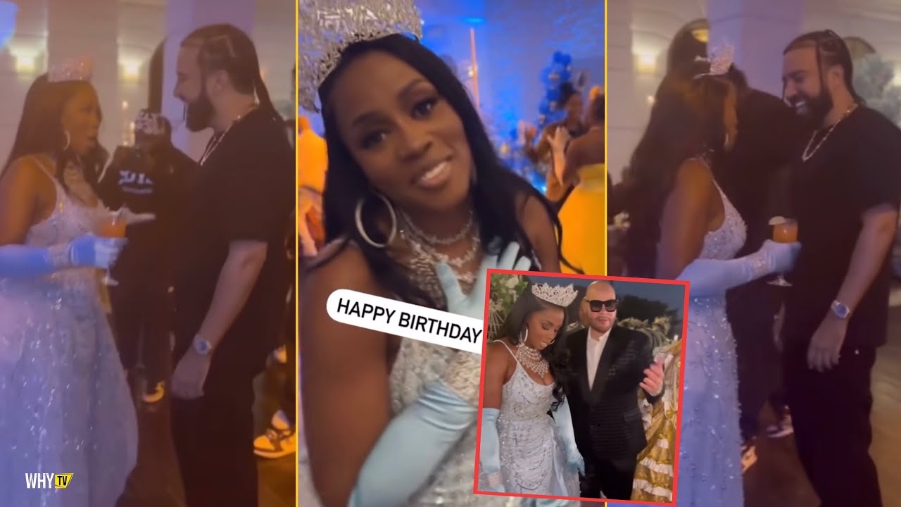 Remy Ma Flirting With French Montana At Her Birthday Party They Would Be A Great Couple