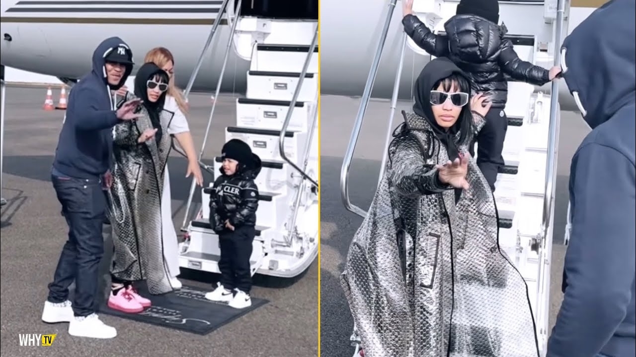 Nicki Minaj Linked Up With Her Husband At Private Jet And Breaks The Rumors About Their Breakup