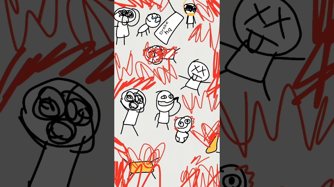 Kendrick Vs drake #music #rap #memes #funny #animation