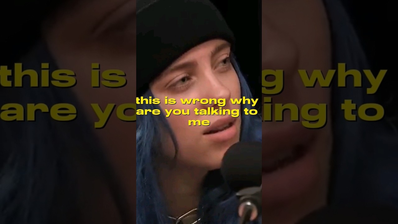 BILLIE EILISH on her COMMUNITY #billieeilish #pop #hiphop #kendricklamar #minecraft #shorts