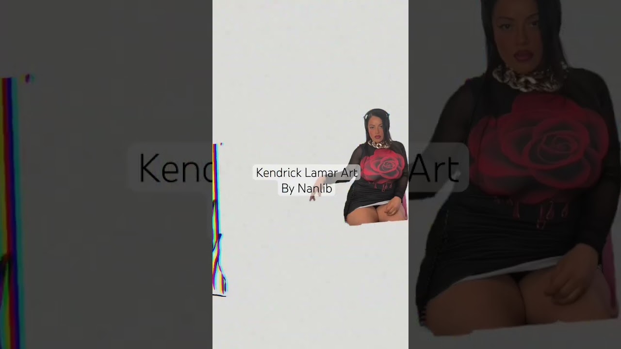 Kendrick Lamar live artwork by #losangeles #kendricklamar #artist #drake #hiphop Nanlib Invasion