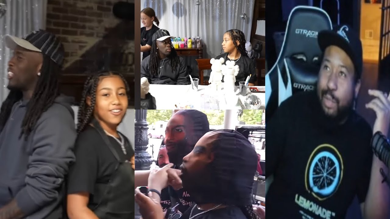 Akademiks reacts to Kai Cenat responding to people calling him out about pic with North West!