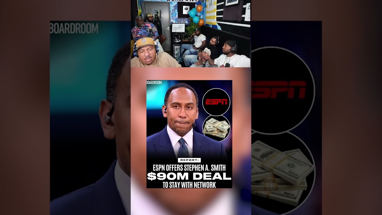 Stephen A. Smith Signs $90M Deal!