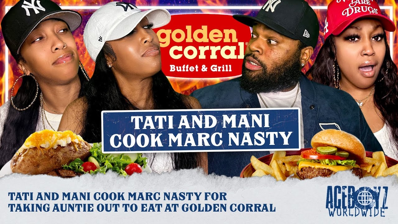 Tati and Mani Cook Marc Nasty For Taking Auntie Out To Eat At Golden Coral