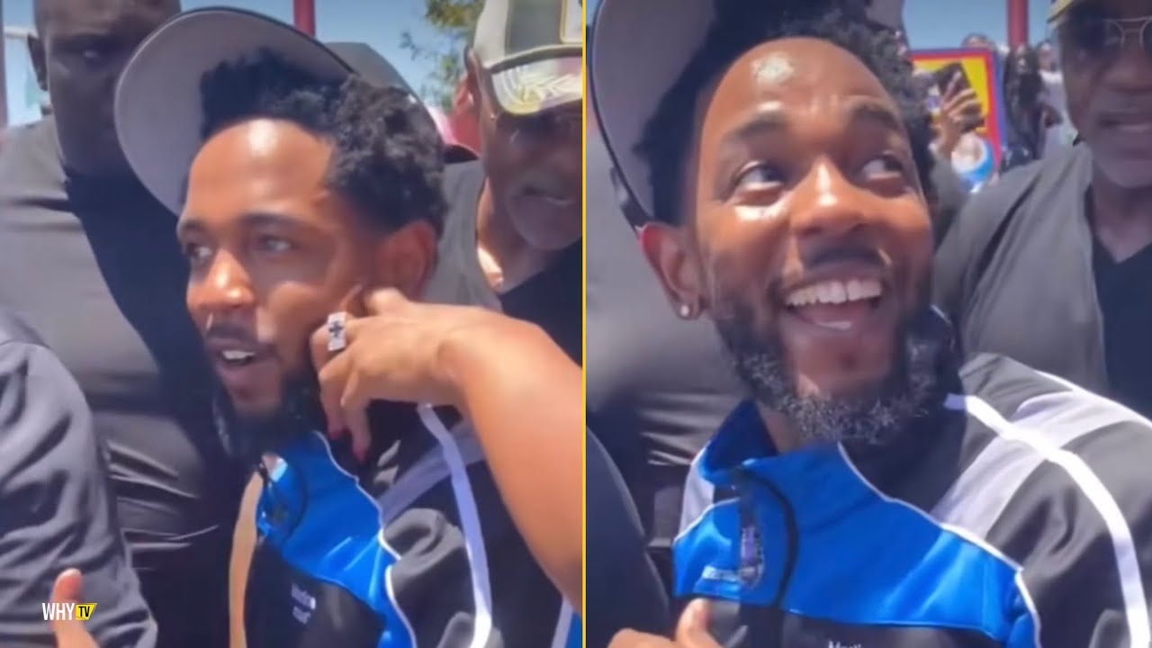 Grandma Pinched Kendrick Lamars Cheeks And His Reaction Was So Beautiful