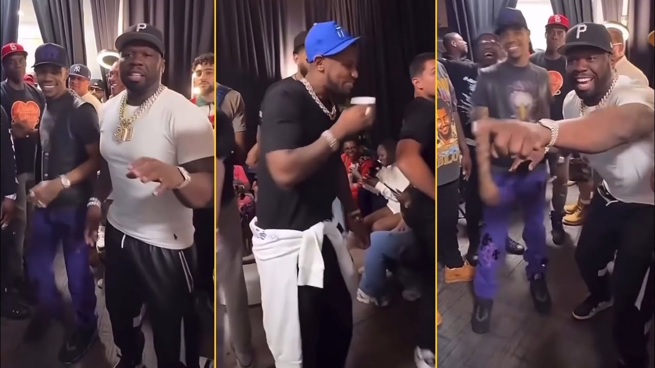 50 Cent Linked Up With A Boogie, Fabolous, Tony Yayo And Uncle Murda In Backstage After The Show