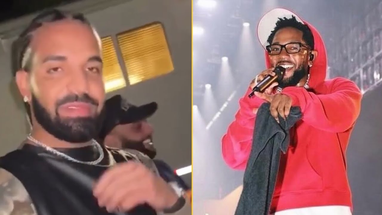 Drake Reacts Kendrick Lamar Dissing Him At The Pop Out Show Last Night