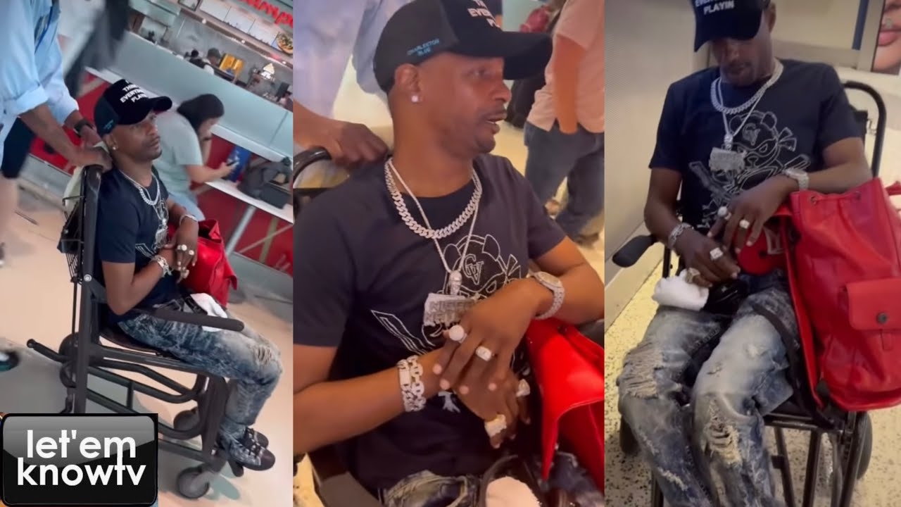 Charleston White Paid Someone To Push Him In A Wheel Chair To Escape The Cops At The Airport