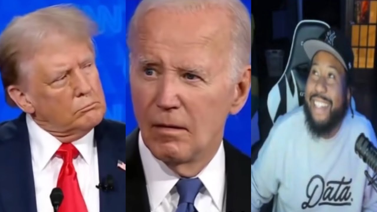 Akademiks reacts to the best moments on the presidential debate between Trump & Biden