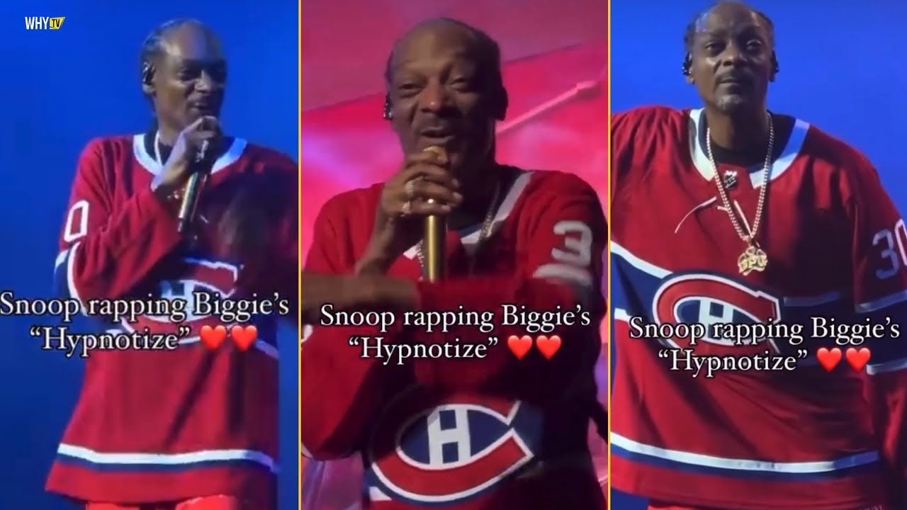 Snoop Dogg Performs Hypnotize And Pays Tribute To Biggie Smalls In Canada