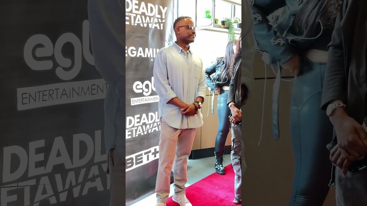 Jason Weaver at The BET+ THE DEADLY GETAWAY Red Carpet premiere in Atlanta