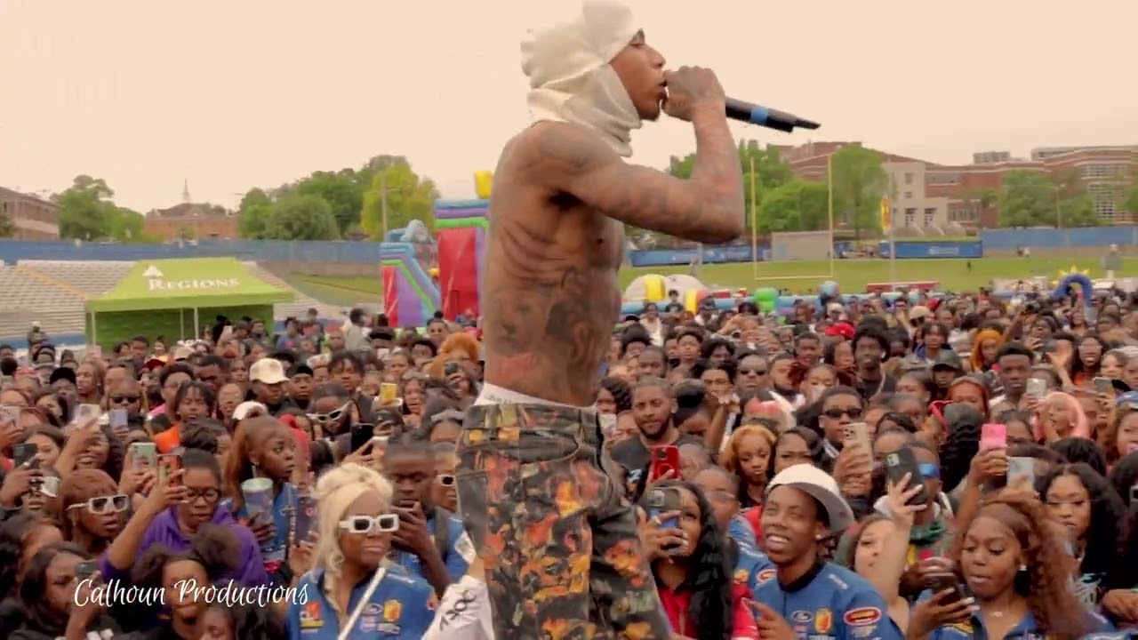 NLE CHOPPA @ Tennessee State University Tiger Fest 2023 | (Dir. by @louiscalhounTV )
