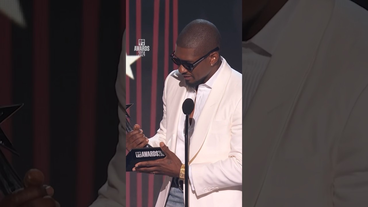 Usher Swears Hes Not Getting Old While Accepting His First Award Of The Night! | BET Awards 24