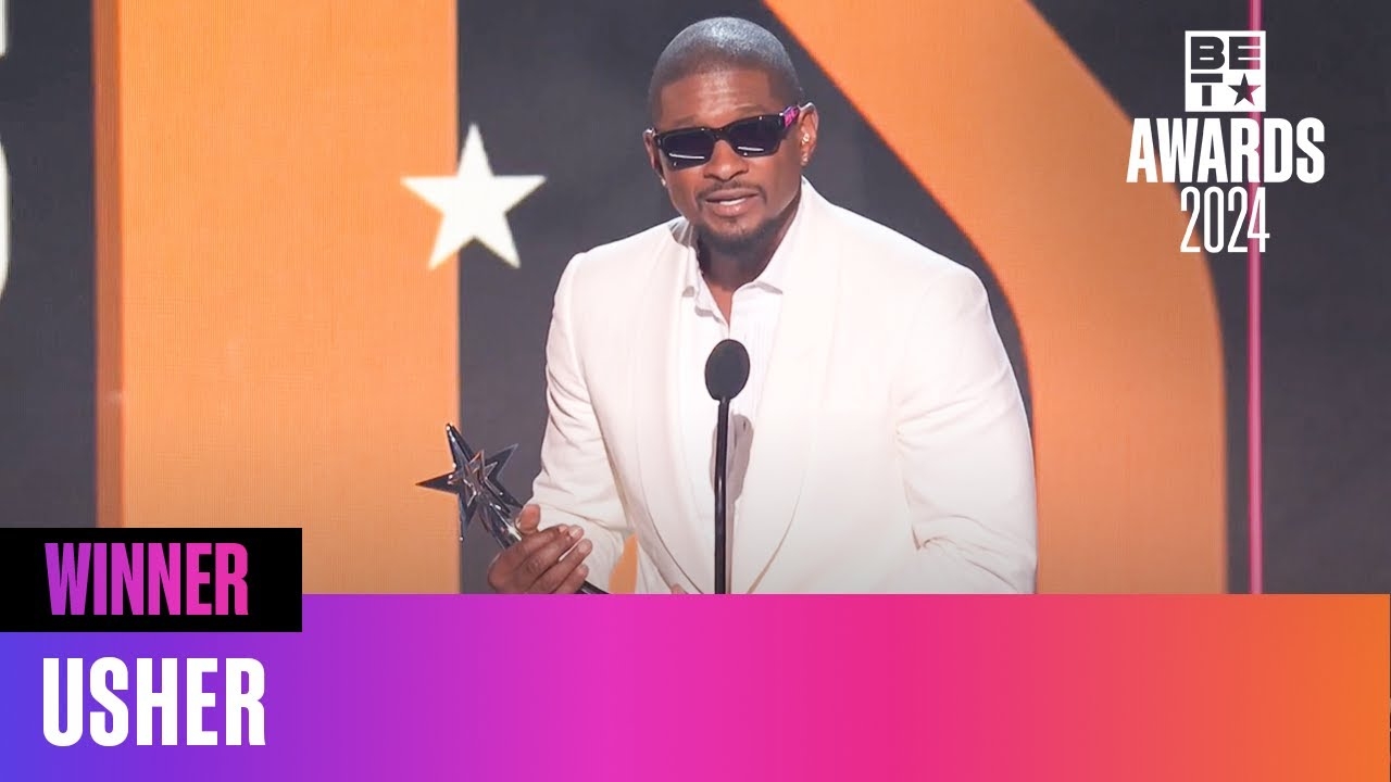 Congrats To Usher On Winning Best Male R&B/ Pop Artist! | BET Awards '24