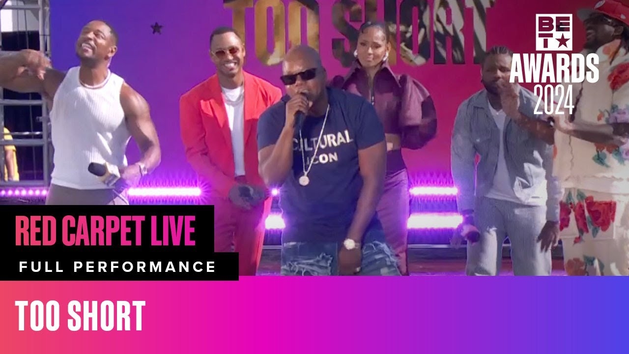 Watch Too Short "Blow The Whistle" On The Red Carpet, Closing Out The Pre-Show! | BET Awards '24