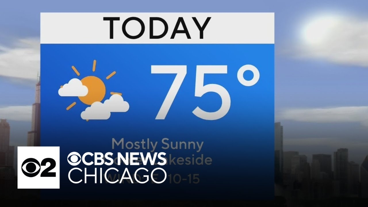 Sunny skies Monday in Chicago