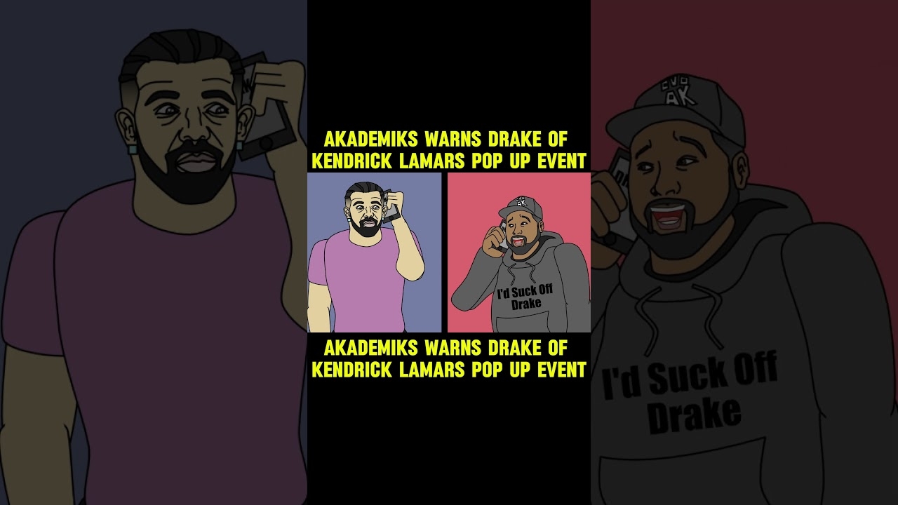 Akademiks warns Drake of Kendrick Lamars Pop Up Concert #drake #kendricklamar #notlikeus