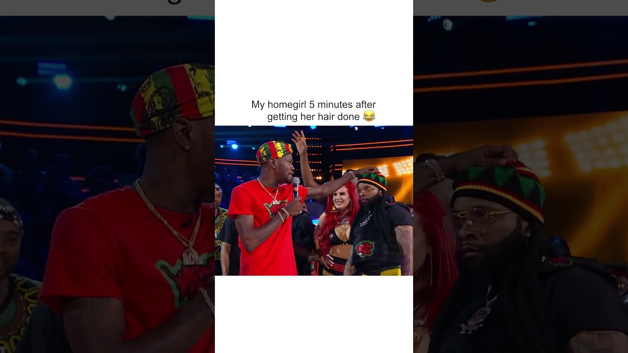 Don't sleep on that hair glue now!  #WildNOut #Shorts
