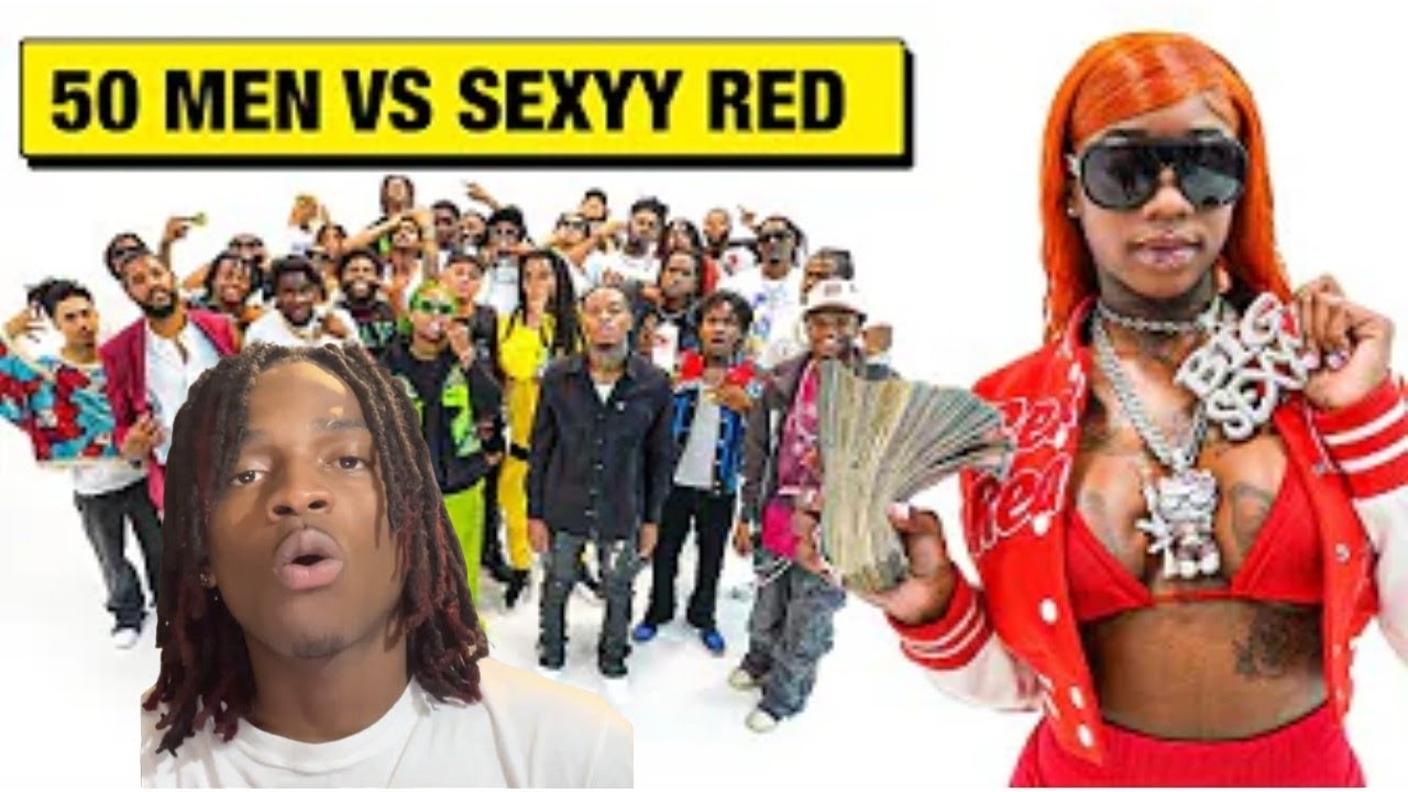 50 MEN VS 1 RAPPER : SEXYY RED HER FAVORITE POSITION IS MISSIONARY