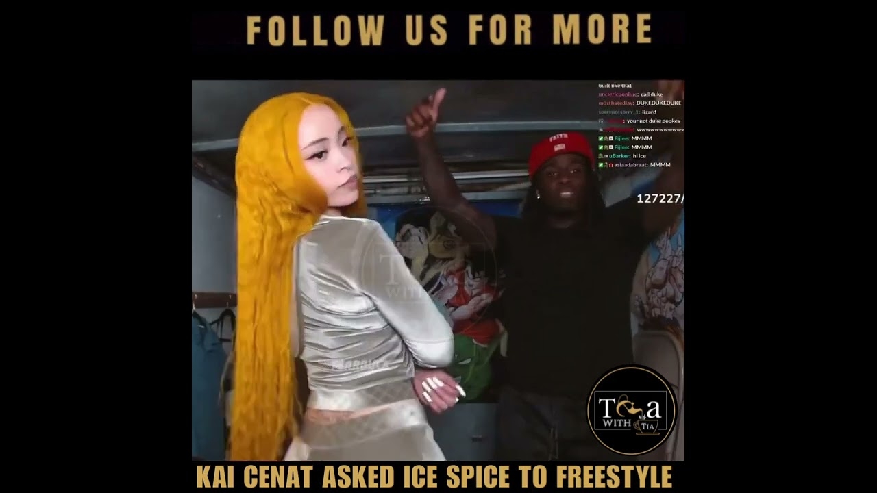 Kai Cenat Asked Ice Spice To Freestyle