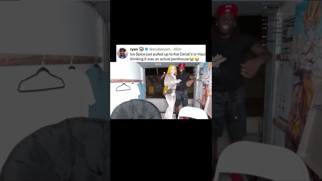 Kai is streaming from a U-Haul and Ice Spice expected a Penthouse!  #kaicenat #icespice