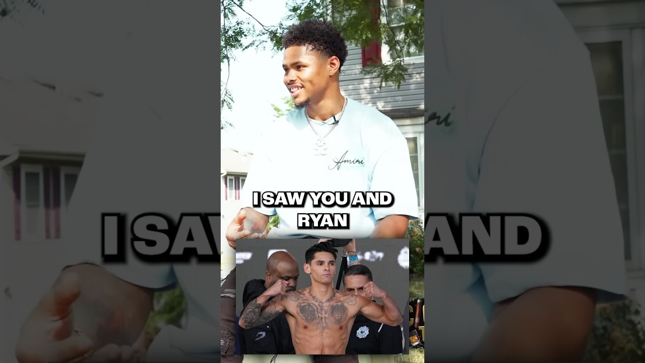 Shakur Stevenson says Ryan Garcia is a cheater & alcoholic