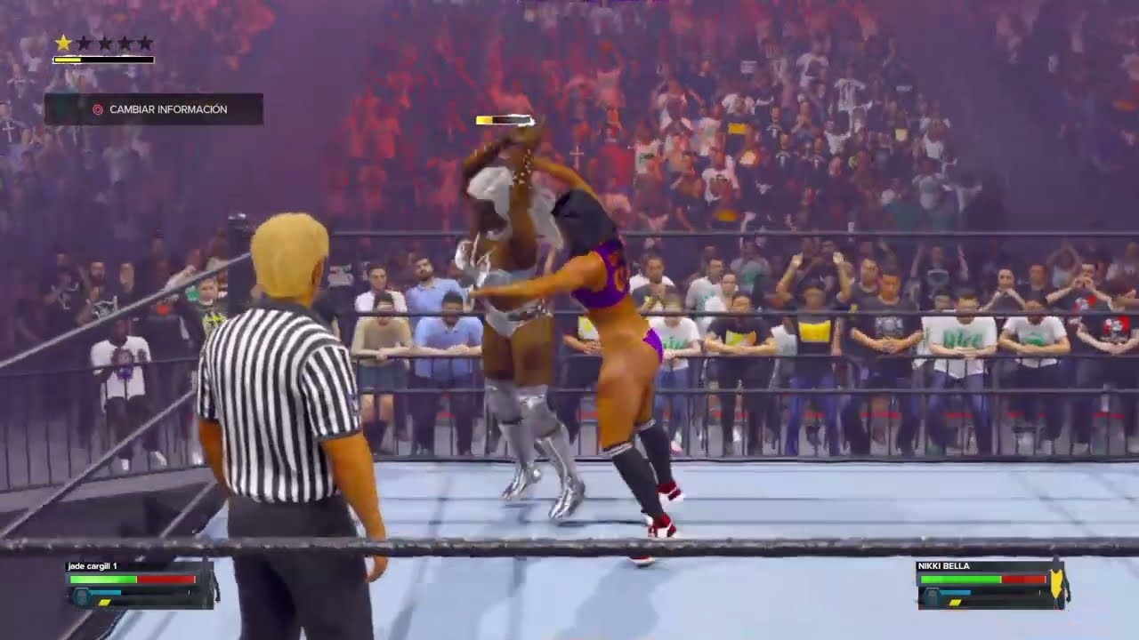 JADE CARGILL VS NIKKI BELLA #videogames #wwe #aew #wwewrestler