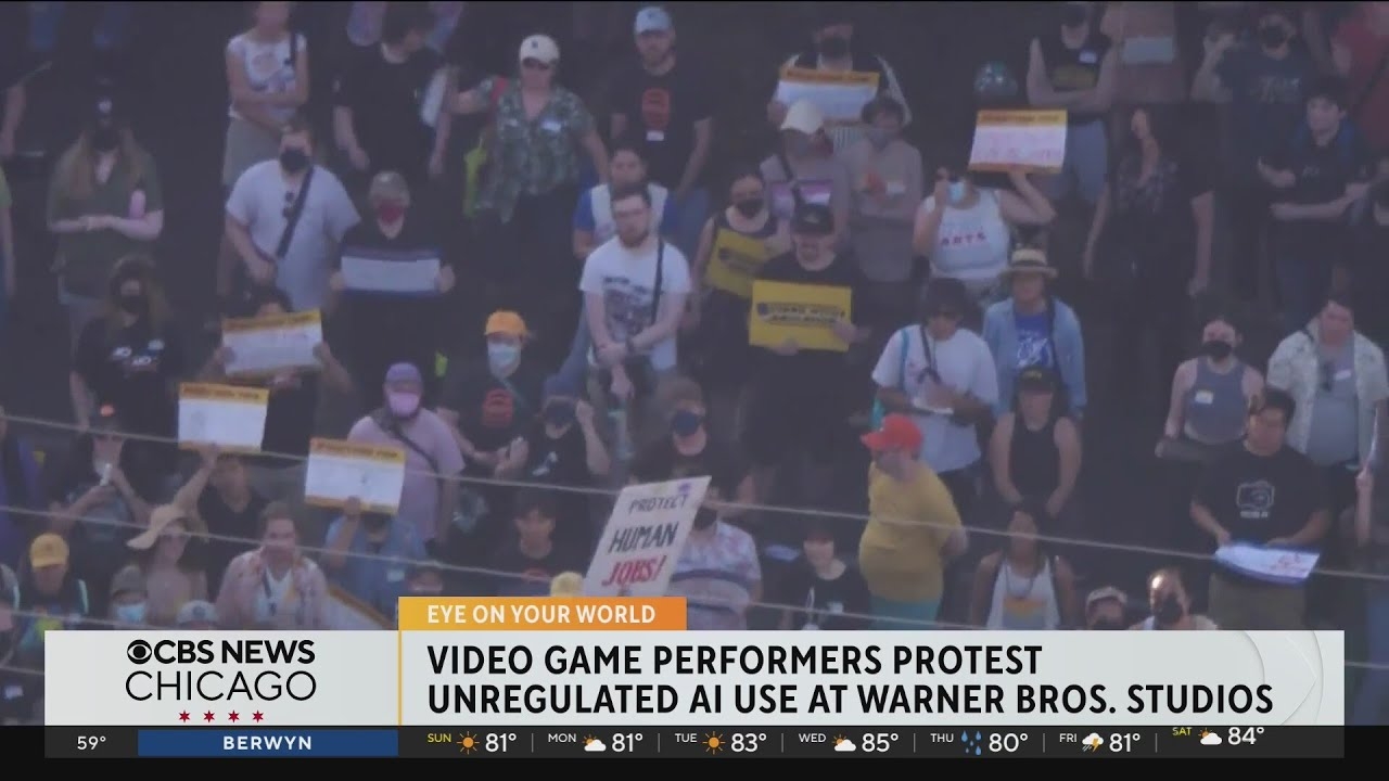 Hundreds of SAG-AFTRA video game workers on strike