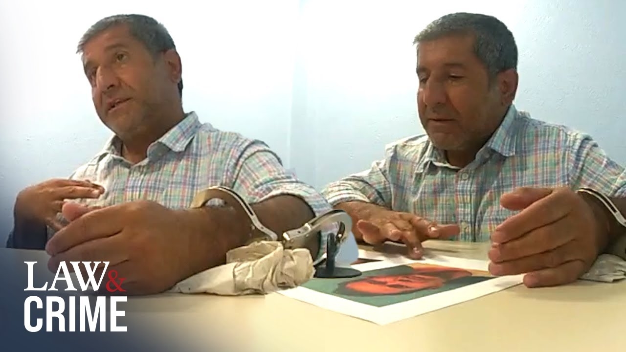 Man Accused of Killing 3 Men in AK-47 Ambush Murders Faces Cops in Interrogation Room