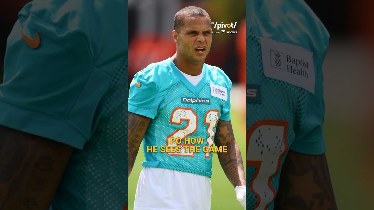 Jevon Holland is soaking up having veteran safeties on Miami Dolphins & hes asking questions #nfl