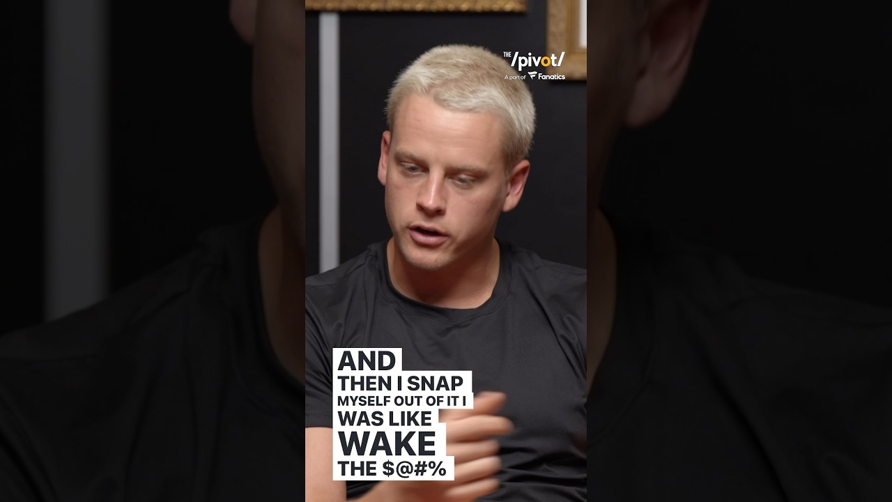 Then I snapped myself out of it & said wake the F up Joe, time to get better. Joe Burrow  #nfl