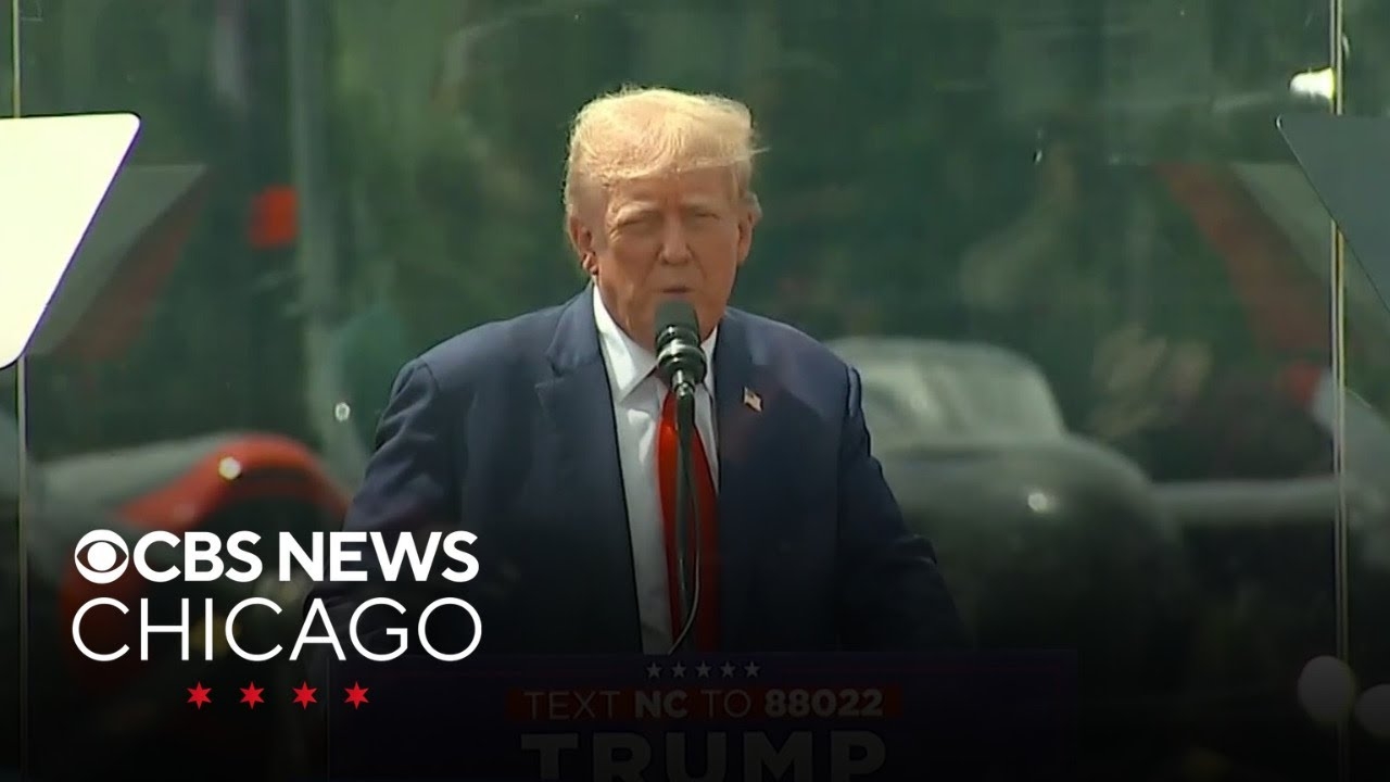 Trump held first outdoor rally since assassination attempt