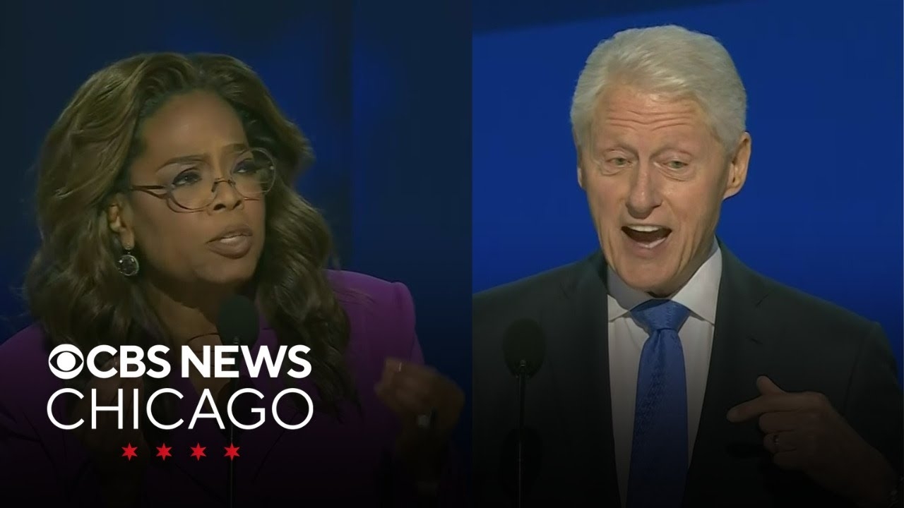 Winfrey, Clinton took the stage during DNC Night 3