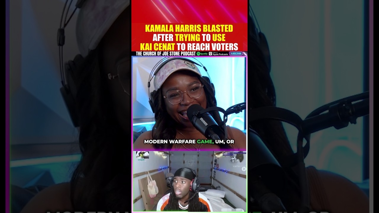 Kai Cenat REJECTS Kamala Harris!