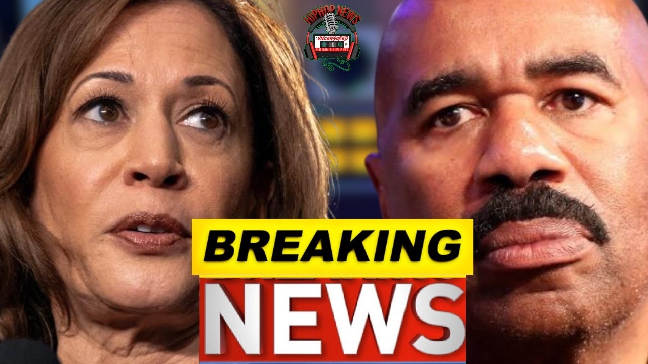 Steve Harvey Is DEAD To Us After This Stunt With Kamala Harris