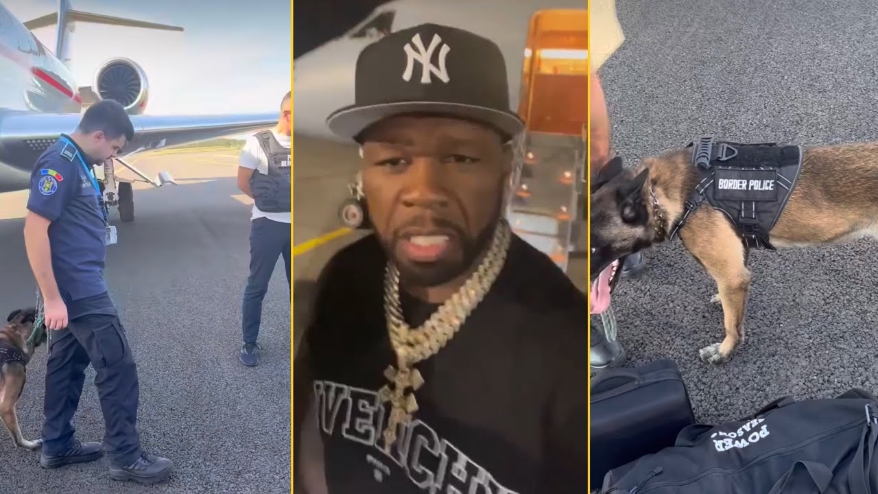 Uncle Murda & 50 Cent Stopped By The Romanian Police At Airport Dogs Sniffing My Bags To Find Weed