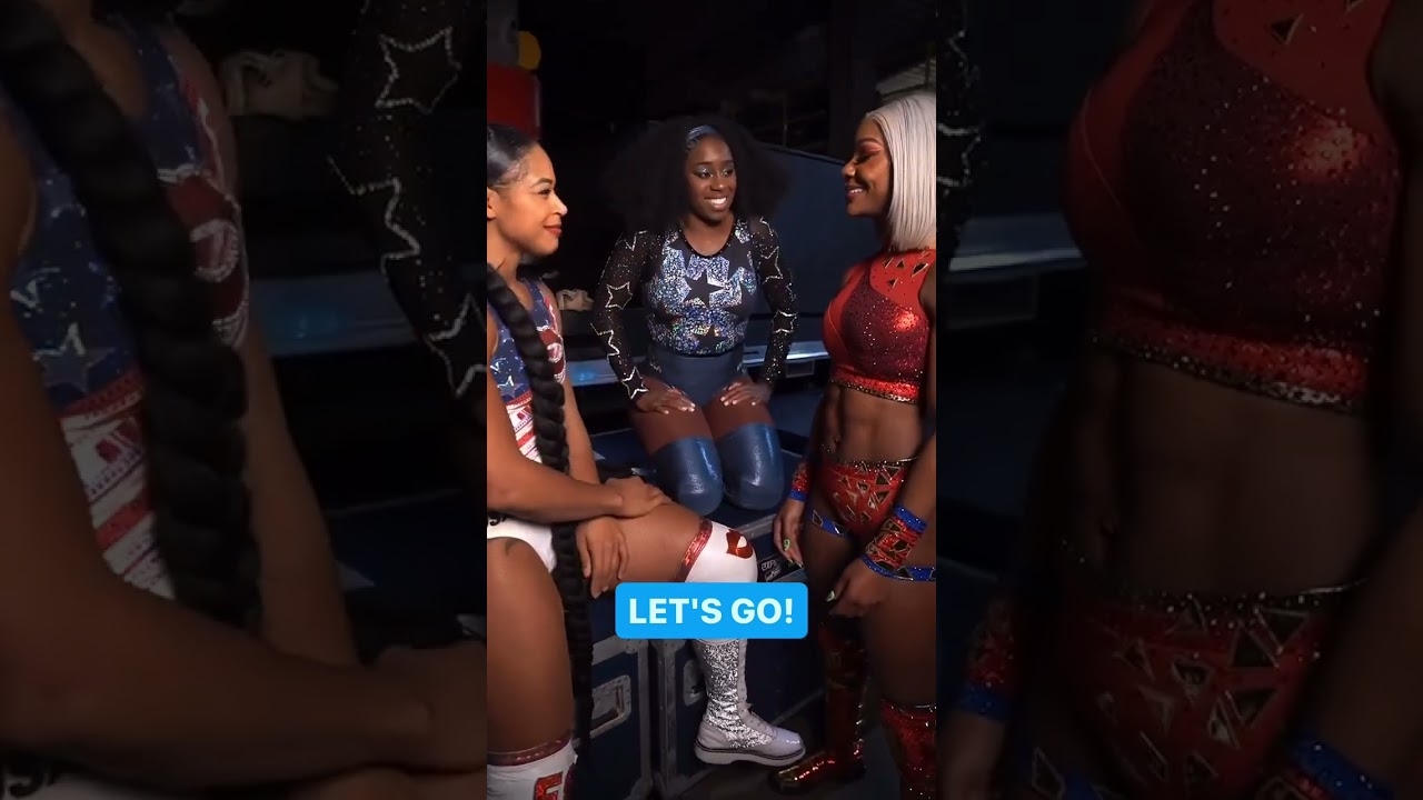 Let's Go Jade Cargill & Bianca Belair! We're going to Bash in Berlin! #shorts