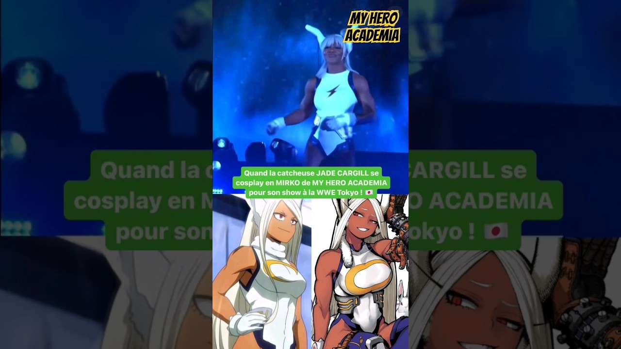 MIRKO DE MY HERO ACADEMIA EN WWE !! COSPLAY TAH LES OUF ! #mha #myheroacdemia #cosplay #anime #manga