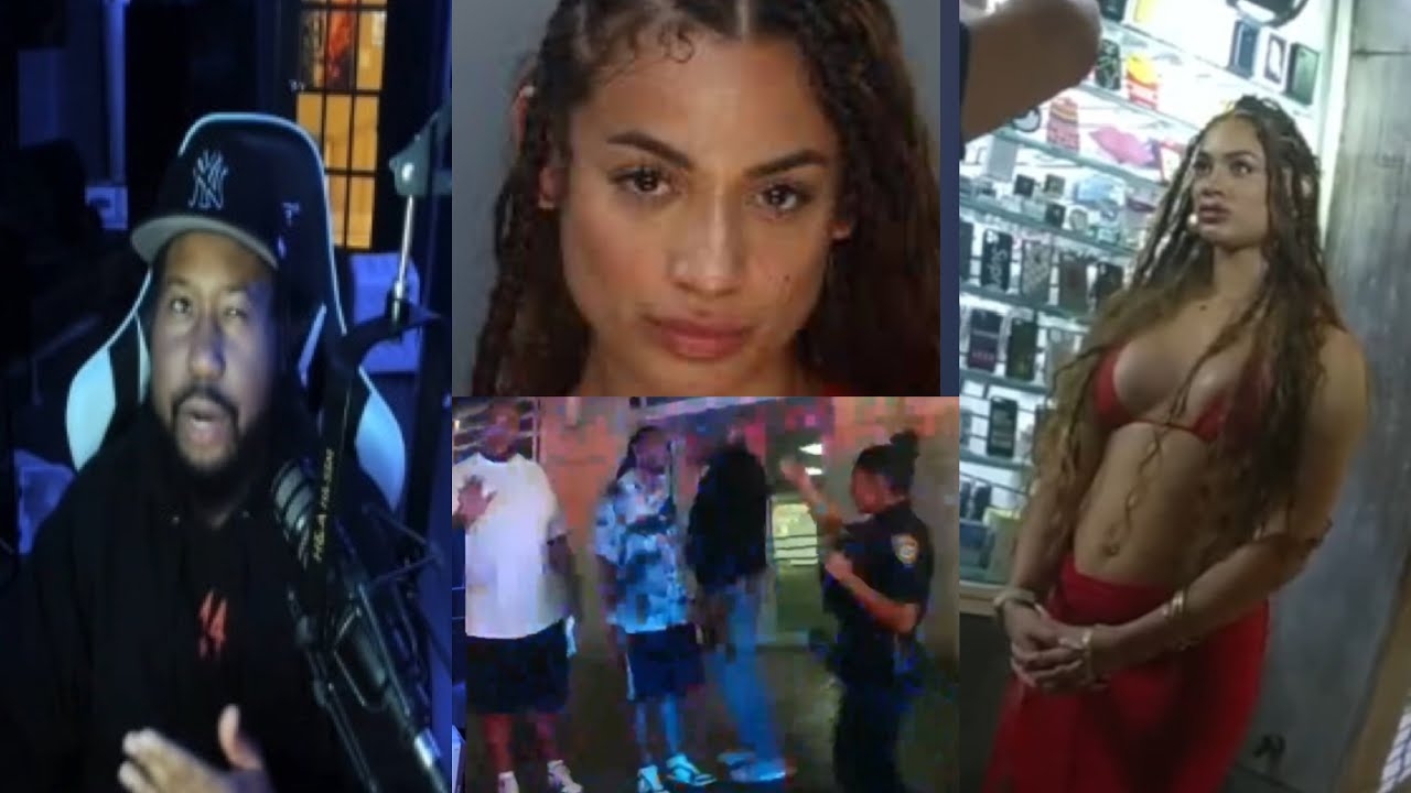 Pretty Privilege! Akademiks reacts to DaniLeigh arrest footage for Hit & Run & DUI in Miami!
