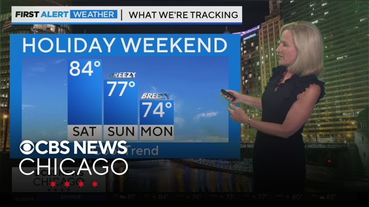 Warm and less humid on Saturday in Chicago