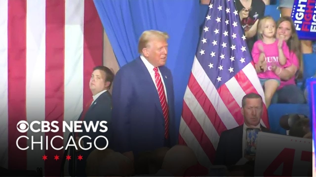Former President Donald Trump campaigns in Pennsylvania