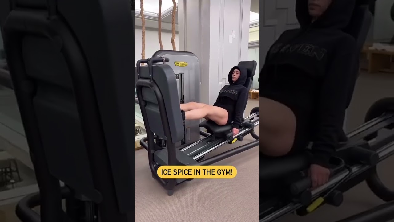 Ice spice gym work out #icespice #rap #hiphop