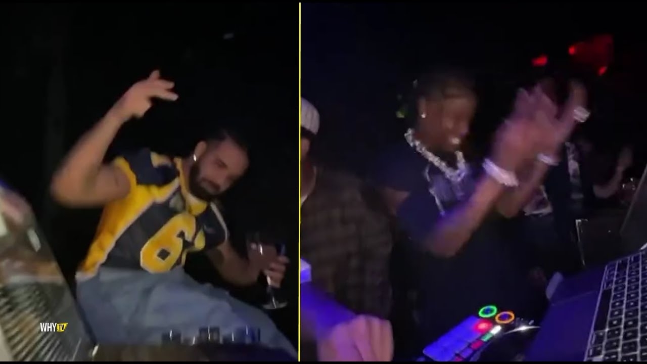 Travis Scott Picks A Side Into Drake And Kendrick Beef After Going Crazy To 'Her Loss' In The Club