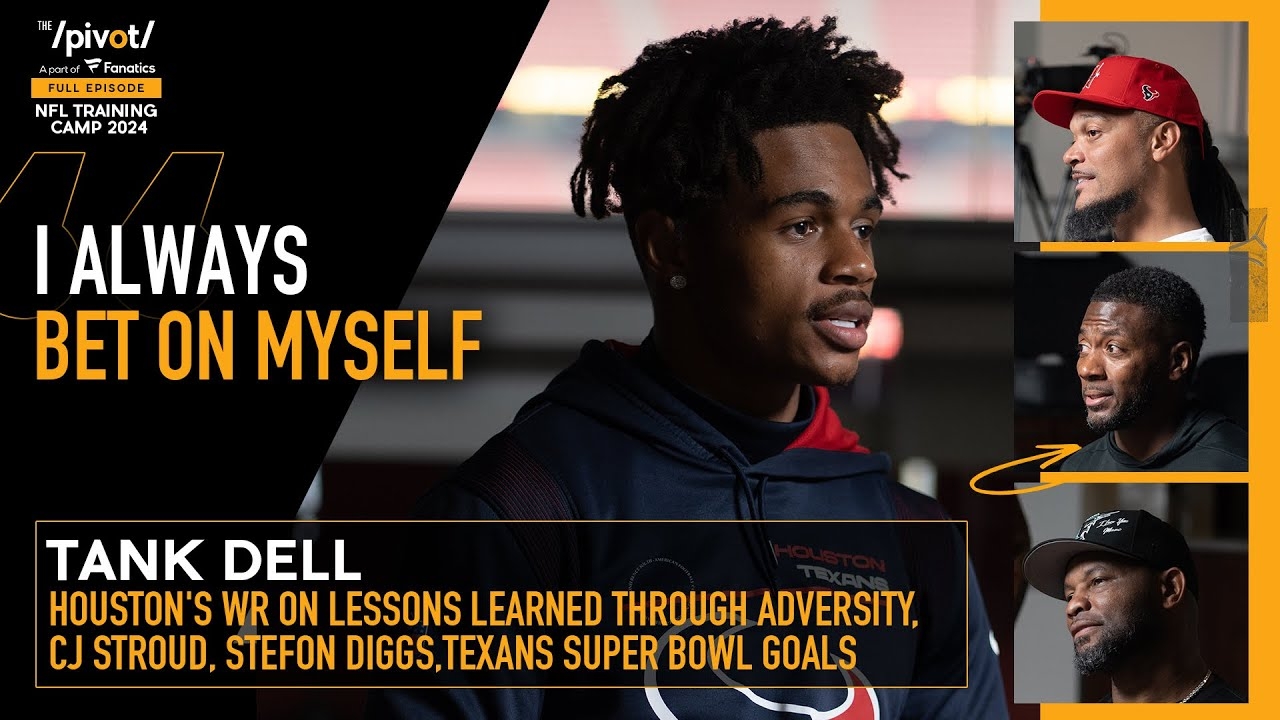Tank Dell, Houston's rising star & CJ Stroud's #1 target, is back for 2024 with 1 goal | The Pivot