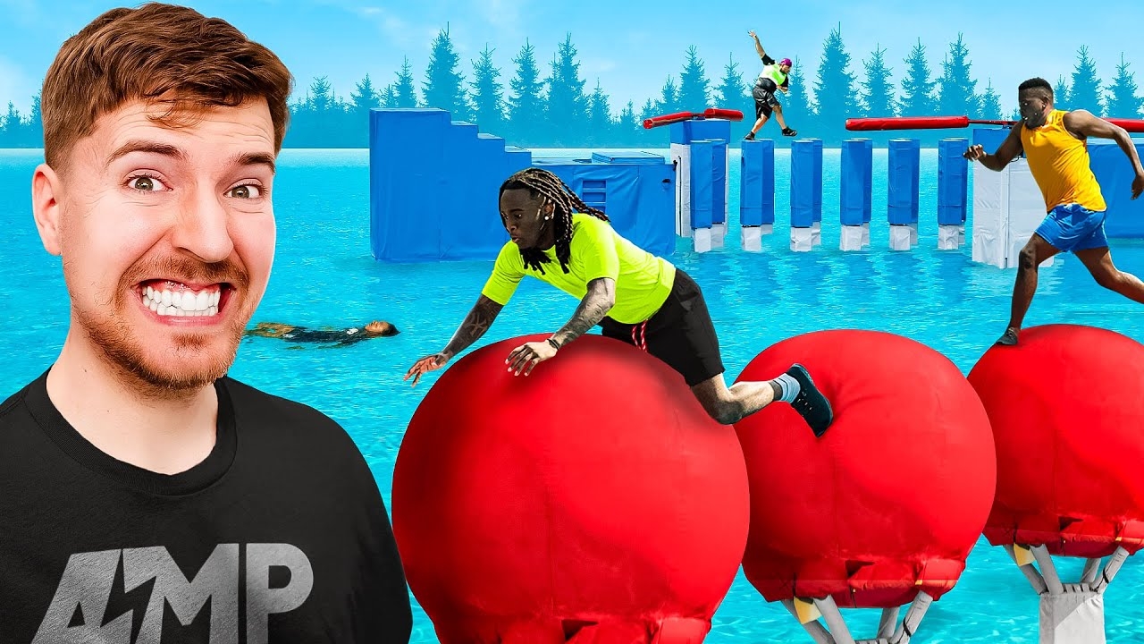 AMP EXTREME WIPEOUT WITH MRBEAST