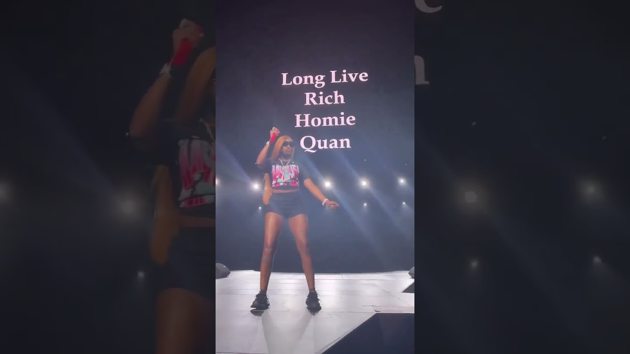Sexyy Red honored Rich Homie Quan during her concert last night. #hiphop