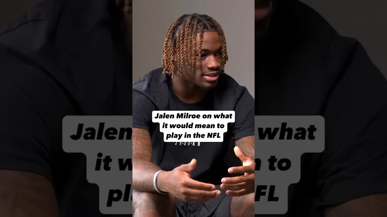 Making it to the #nfl is the 1% of the 1%!! The Heisman hopeful shares his dream of next 40 years