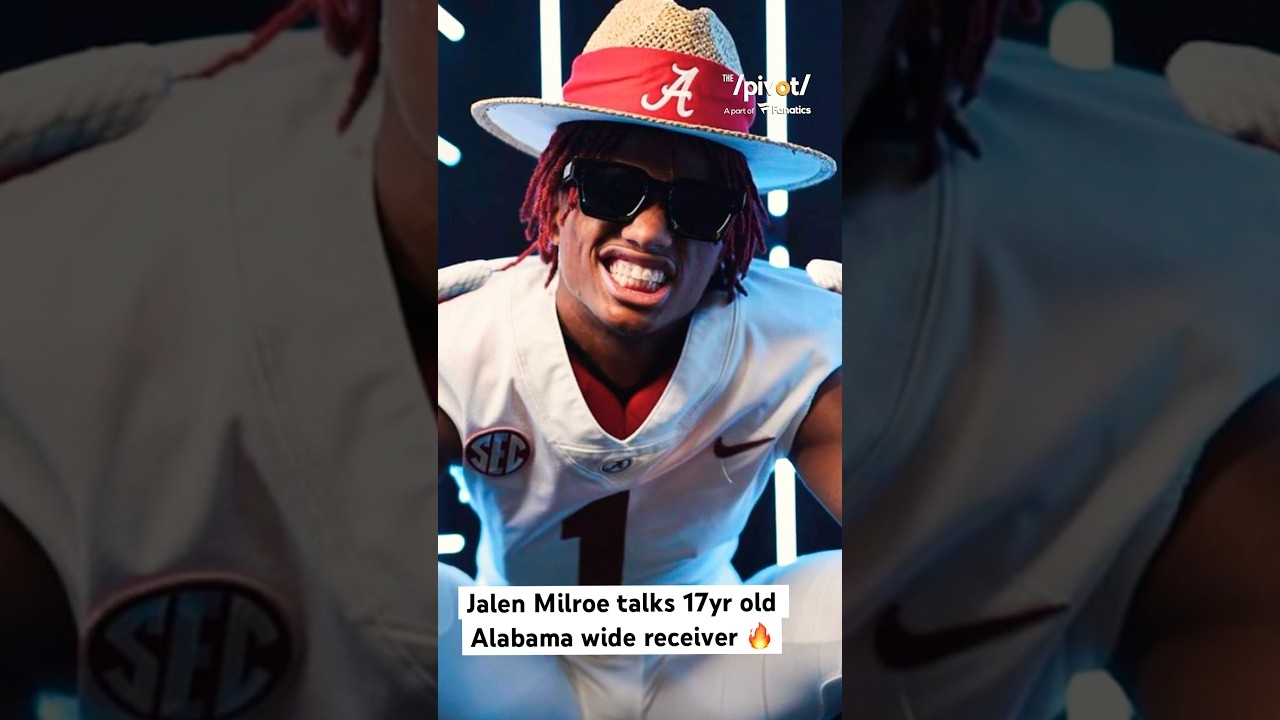 QB Jalen Milroe talks #football youngest WR Ryan Williams & who he wants to model his game after